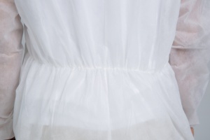 Tuta monouso Clean Room tuta da lavoro tutto il corpo tuta protettiva in tessuto <span class=keywords><strong>con</strong></span> <span class=keywords><strong>cappuccio</strong></span> - Product Image 3