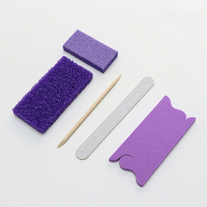5 en 1 usage domestique professionnel jetable manucure pédicure ensemble trousse à outils <span class=keywords><strong>de</strong></span> soin des ongles <span class=keywords><strong>doigt</strong></span> bricolage lime à ongles presse sur le kit <span class=keywords><strong>de</strong></span> pointes d'ongles - Product Image 6