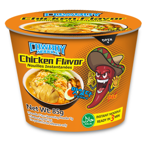 Cao bồi mì thương hiệu Halal nhà sản xuất hương vị gà Ramen bát mì ăn liền - Product Image 1