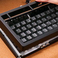Clavier mécanique AKKO pour M1 V5 - Boîtier en aluminium 75% avec rétroéclairage RGB 5.0, batterie 8000 mAh, démontage rapide, bouton VIA