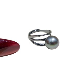 Anneau vide en argent S925 pour perles DIY, design papillon et nœud, pour femmes, modèle 10153 - Product Image 5