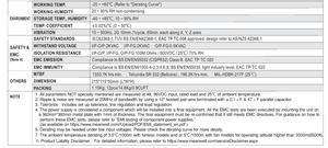 Convertidores CC/CC Mean Well SD-500H-48, Montaje en Chasis, Carcasa de Aluminio, 72-144 V de Entrada, 48 V de Salida, 504 W, 10.5 A, Fuente de Alimentación para Iluminación LED - Product Image 3