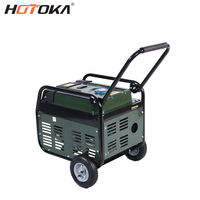 HOTOKA 3kW/5kW/10kW/5kVA/10kVA Benzin-Generator-Set Großhandelspreis Tragbarer Handgeführter Elektrischer Stromgenerator für Haushalt