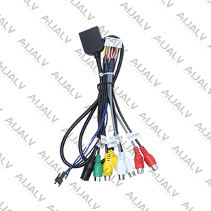 PVC銅<span class=keywords><strong>RCA</strong></span>ビデオオーディオケーブル自動車用ナビゲーションマシン入力出力サブウーファー改造車テール配線用ハーネス - Product Image 3