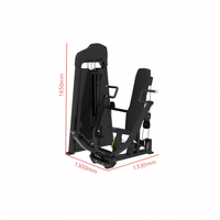 Machine de musculation commerciale pour la musculation des pectoraux assis, équipement de fitness avec pile de poids, conçue pour cibler les muscles pectoraux.