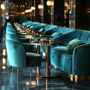 Ensemble de table et de chaises de luxe en marbre rond pour café, <span class=keywords><strong>restaurant</strong></span>, mobilier de <span class=keywords><strong>restaurant</strong></span> - Product Image 4