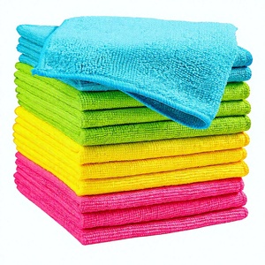 Paños de Limpieza de Microfibra Tejida, Color Sólido, Rectangulares, de Secado Rápido, para Viaje, Adultos, Lisos, Lavables a Mano y en Lavadora - Product Image 1