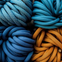 Performances optimales Cordes statiques de 8mm pour le camping et la randonnée sur l'eau