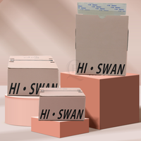 En gros impression personnalisée logo déchirure bande ouverte carton transport boîte en carton zip emballage boîte-cadeau
