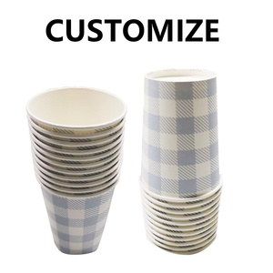 Anyou <span class=keywords><strong>Gobelets</strong></span> en papier de fête écologiques imprimés en bleu <span class=keywords><strong>personnalisés</strong></span> et épais pour les décorations de fête d'<span class=keywords><strong>anniversaire</strong></span> à la maison - Product Image 4