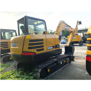 Mini-excavatrice d'occasion de 5,5 tonnes, Sany u55 27 55, excavatrice à chenilles miniature d'occasion en bon état à vendre - Product Image 4
