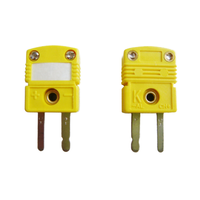 Controlador de Temperatura Tipo K con Pin Plano, OEM ODM, Material de Nylon, IP65, 1 Año de Garantía