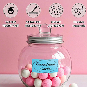 Autocollants thermiques adhésifs de couleur personnalisée, imperméables, autocollants thermiques directs, rouleau d'autocollants à code-barres - Product Image 4