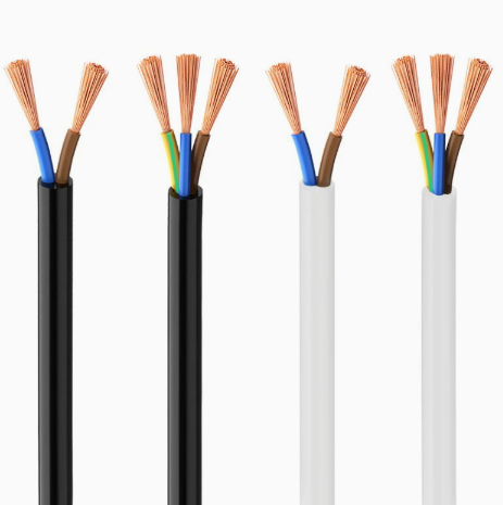 For Standard SJT SVT Stranded Flexible Power Cord PVC Sheathed Copper Electrical Wire Multi Core Home Appliance Connecting Cable