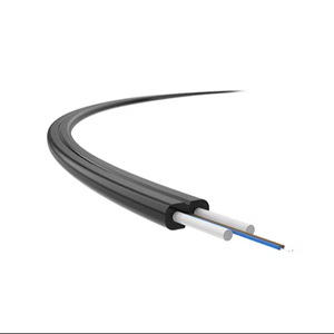 2-adriges G.657A1 Singlemode-<span class=keywords><strong>Glasfaser</strong></span>-Dropkabel für den Innenbereich, FTTH GJXH mit Stahldraht-Messenger für <span class=keywords><strong>ONT</strong></span>-Verteilerkästen und Wandverkabelung - Product Image 3