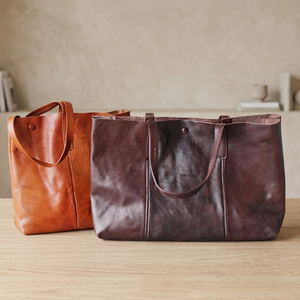 Bolsos de Mano de Cuero Puro para Portátil, con Cierre de Cremallera, Correa Cruzada, Impermeables, Duraderos y Ligeros, para Oficina, Última Llegada - Product Image 3