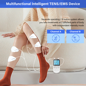 2024 recién llegado <span class=keywords><strong>TENS</strong></span> EMS y estimulador equipo de fisioterapia músculo dispositivo corporal portátil electrodo máquina de pulso para aliviar el dolor - Product Image 2