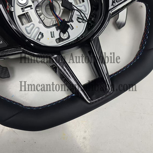 พวงมาลัยหนังแท้รุ่นยอดนิยมสำหรับรถยนต์ BMW G Series M3 G20 G30 G80 M4 G82 M5 CS - Product Image 6