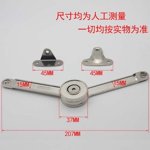 Loquet de porte réglable en alliage de zinc avec tige hydraulique pour armoire et placard, design minimaliste - Product Image 4