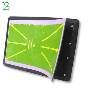 Tapete de Entrenamiento de Golf Ss, 7 Colores, Base de Goma, Revestido de Cuero con Lentejuelas, Tapete de Práctica para Interiores y Exteriores, Tapete de Seguimiento de Swing - Product Image 1