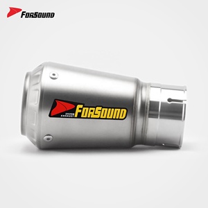 Sistema de Escape para Motocicleta Forsound, Precio de Fábrica al por Mayor, Acero Inoxidable, Estilo MotoGP, Silenciador Corto Tipo Corona para Zontes 703RR - Product Image 5