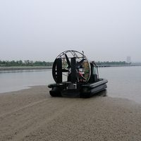Bateau de travail amphibie CHEERY, capacité de charge 0,8T, vitesse 60 km/h, moteur in-bord, fond souple, multi-usage, urgence
