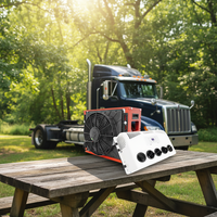 Climatiseur de stationnement pour camion Yuandu FTGC12 12V/24V, type sac à dos, 850W de puissance de refroidissement, faible consommation d'énergie, installation facile, silencieux et économe en énergie