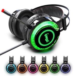 Ipega-Auriculares RGB <span class=keywords><strong>para</strong></span> <span class=keywords><strong>juegos</strong></span> con cable de 3,5mm, con puerto USB, <span class=keywords><strong>para</strong></span> <span class=keywords><strong>DJ</strong></span>, <span class=keywords><strong>para</strong></span> <span class=keywords><strong>juegos</strong></span> dinámicos en la oreja y por encima de la oreja - Product Image 4