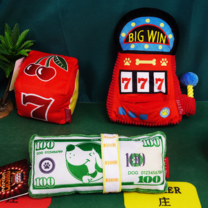 Juguete para masticar Fortune Rolling In Dog Bite Toy Series para perros pequeños, juguete para jugar en interiores, diseño de dibujos animados duradero, 160g - Product Image 3