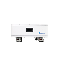Batteria di accumulo energetico domestico impilabile WINUNIK 5.12kWh 51.2V 100Ah LiFePO4 con ruote, BMS solare mobile e protezione IP20
