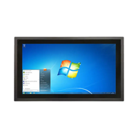 PC industriel à écran ouvert 13,3/21,5/23,8/24 pouces, écran LCD 1080 HD IPS TFT tactile capacitif, double LAN, design robuste, Windows/Linux