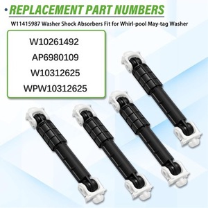 Amortiguador para lavadora WSA90338 de acero inoxidable, 4 piezas, para modelos Whirlpool Vortex - Product Image 2