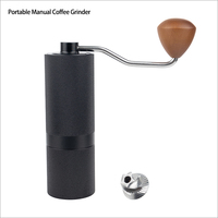 Moulin à café manuel portable de petite taille, capacité 25g, meule conique 420SS, moulin à café manuel pour la maison