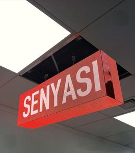 Ngoài trời trong nhà không thấm nước 96*32cm dài màn hình LED P10 đầy đủ màu sắc màn hình quảng cáo cho hiển thị văn bản kỹ thuật số biển quảng cáo - Product Image 2