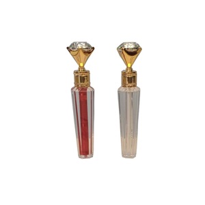 Diamond Cap <b>Lip</b> Gloss Tube 2ml Plastic Cosmetic Packaging Customizable For DIY Makeup - Product Image 5
