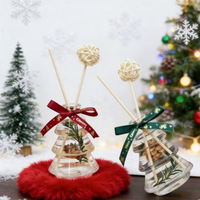 Diffuser Aroma Tanpa Api Bentuk Pohon Natal, Penyegar Udara Kamar Tidur & Rumah, Hadiah dengan Kotak Hadiah, Barang Dekoratif