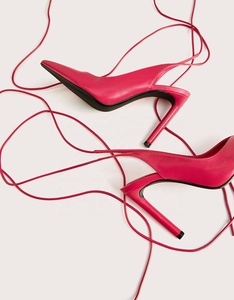 V-vamp nuovi arrivi design <span class=keywords><strong>con</strong></span> spalline punta a punta rosso tie up <span class=keywords><strong>scarpe</strong></span> <span class=keywords><strong>con</strong></span> <span class=keywords><strong>tacco</strong></span> <span class=keywords><strong>tacco</strong></span> alto slingback donna décolleté <span class=keywords><strong>scarpe</strong></span> - Product Image 5