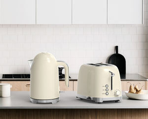 Nouveau Design rétro grille-pain et bouilloire à eau ensembles d'appareils ménagers bouilloire électrique en acier inoxydable et grille-pain - Product Image 5