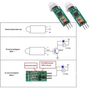 Mini Sensor de Movimiento PIR HC-SR505, Módulo Detector de Cuerpo Humano por Infrarrojos, Interruptor de Movimiento de Alta Precisión para Arduino - Product Image 5