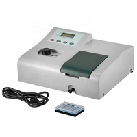 Spectrophotomètre économique IKEME à faisceau unique, spectromètre 5 nm, bande passante 195-1020 nm, spectrophotomètre de paillasse, spectrophotomètre UV-Vis