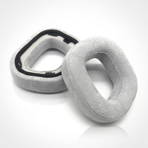 Coussinets d'oreille de remplacement confortables pour jeux vidéo, pour casque Corsair HS80 RGB sans fil, en cuir protéiné, tissu maillé, velours, pièces de réparation - Product Image 5