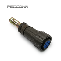 Connecteur circulaire électrique à baïonnette de qualité industrielle PSCCONN FQ14 FQ18 FQ24 FQ30, fiche et prise à 4, 5, 6, 12, 19, 26, 32 broches