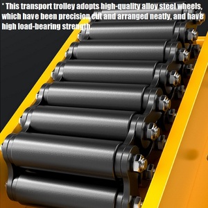 Rouleau mobile à chenilles à forte charge personnalisé rouleau mobile de transport sur chenilles durable chariot-citerne de <span class=keywords><strong>6</strong></span> tonnes - Product Image 2