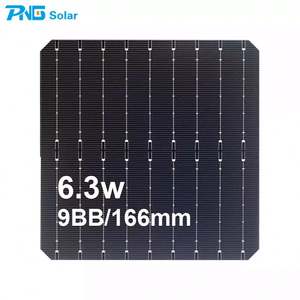 Venta caliente 9BB 10BB Poly Solar Cell 22.0% 22.3% 22.8% 23.0% células solares fotovoltaicas orgánicas de alta calidad de grado A 182*182 - Product Image 3