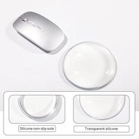Tapis de souris personnalisé en forme d'oreiller, transparent en cristal, avec repose-poignet pour le jeu, pour la maison et le bureau