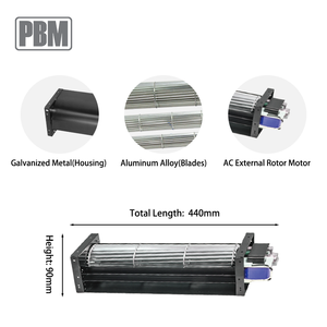 2025 115 VAC Mini camino ventilatore sicuro flusso incrociato in alluminio riscaldatore ventilatore ad un prezzo con supporto OEM - Product Image 2