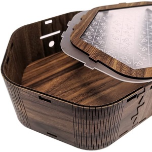 Tirelire en bois avec balance numérique, couvercle transparent, portable, pour enfants et adultes, décoration de la maison, cadeau - Product Image 1