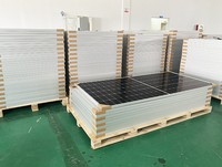 SSS Solar 450W half cut all black photovoltaïque PV panneaux solaires pour l'utilisation domestique
