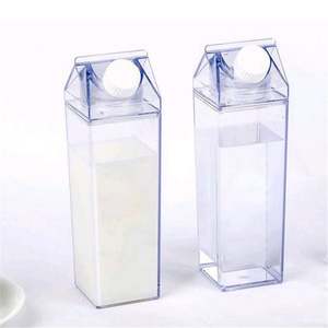 500Ml <b>Bulk</b> <b>Cheap</b> Milk Carton <b>Water</b> <b>Bottle</b> Transparent Durable Plastic Portable Plastic <b>Water</b> <b>Bottle</b> - Product Image 6