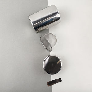 Barattolo in Acciaio Inox SS304 da 400ML con Filtro Interno per Conservazione Alimenti e Polvere di Matcha - Product Image 4